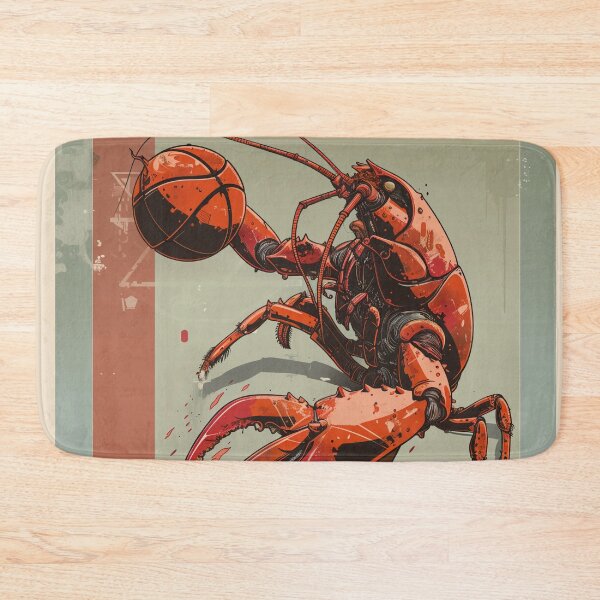 Artikelvorschau, Basketball Lobster: Sportlicher Ozean entworfen und verkauft von WaveVisions.