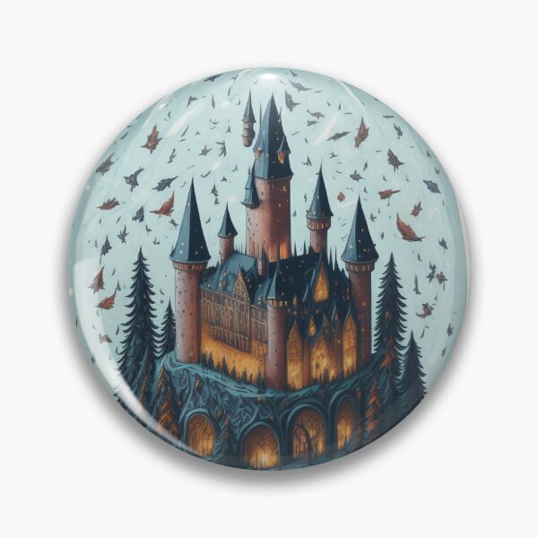 Item preview, Magical Castle Snow Globe Sticker designed and sold by pelzolga.