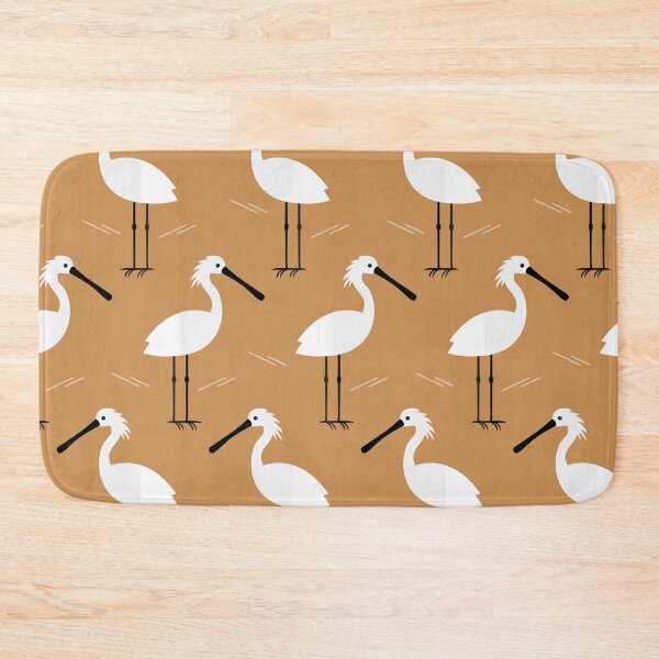 Item preview, Spoonbills on brown designed and sold by reneesillus.