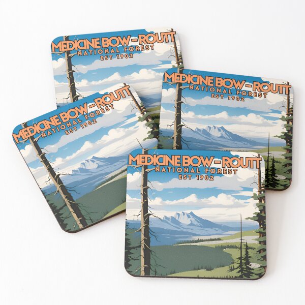 Item preview, Medicine Bow - Routt National Forest designed and sold by ZionPosteria.