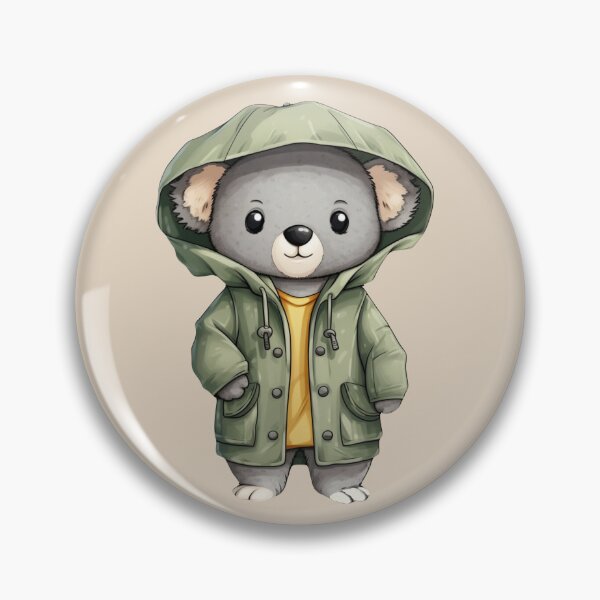 Item preview, Koala Dressed in Raincoat designed and sold by Myra365Art.