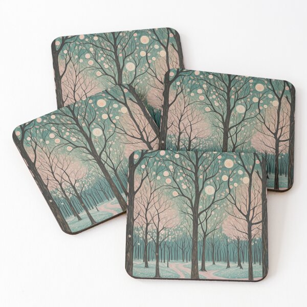Item preview, Enchanted Glow: Floating Lights in the Night Woods designed and sold by Lizetteh.