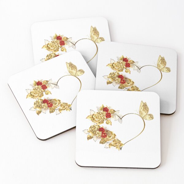 Item preview, Blooming Gold Heart designed and sold by CharismaticMindArt.