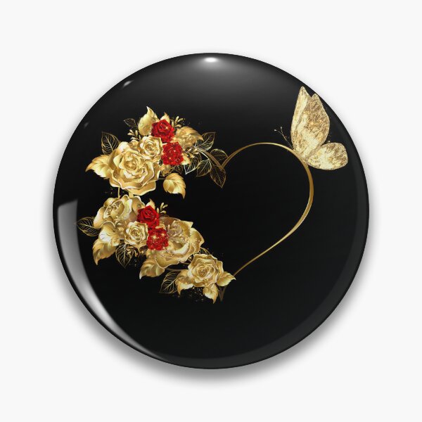 Item preview, Blooming Gold Heart designed and sold by CharismaticMindArt.
