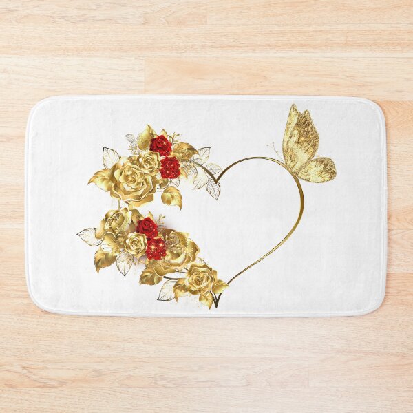 Item preview, Blooming Gold Heart designed and sold by CharismaticMindArt.