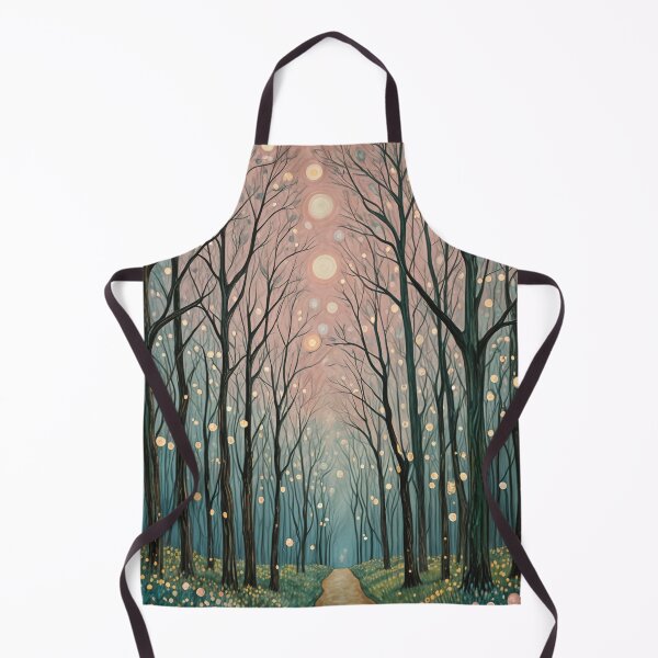 Item preview, Mystical Luminescence: Floating Lights in the Night Forest designed and sold by Lizetteh.