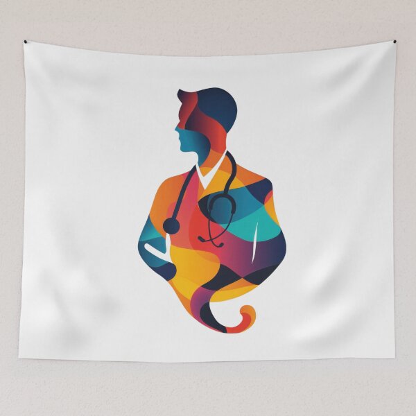 Item preview, Vibrant Healer’s Silhouette designed and sold by palmyst.