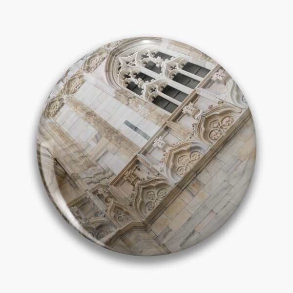 Item preview, Breathtaking Pink Marble Facade of Milans Cathedral Duomo di Milano Up Close designed and sold by Georgia Mizuleva.