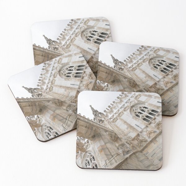 Item preview, Breathtaking Pink Marble Facade of Milans Cathedral Duomo di Milano Up Close designed and sold by Georgia Mizuleva.