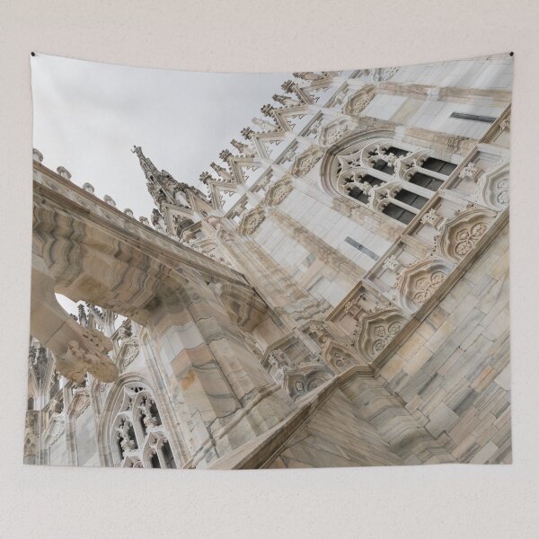 Item preview, Breathtaking Pink Marble Facade of Milans Cathedral Duomo di Milano Up Close designed and sold by Georgia Mizuleva.