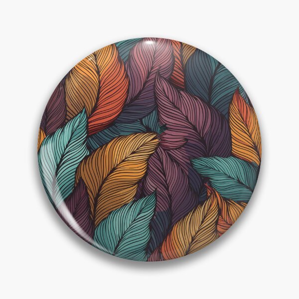 Aperçu de l'œuvre Modèle sans couture de feuilles colorées créée et vendue par creativekrish.