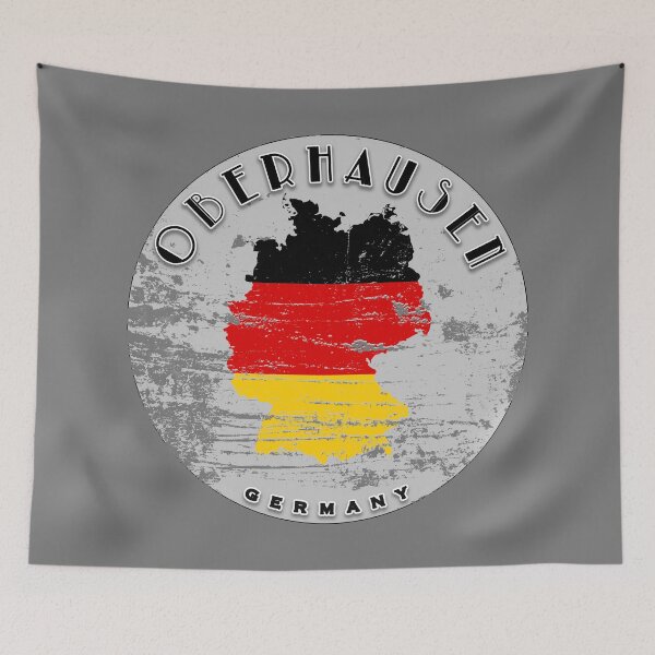 Item preview, Oberhausen Germany Flag Worn  designed and sold by World Designs.