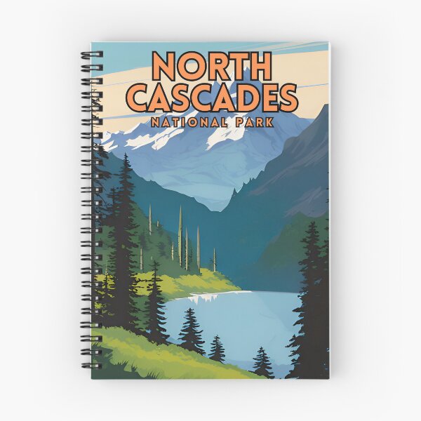 Item preview, North Cascades National Park Travel Poster designed and sold by ZionPosteria.