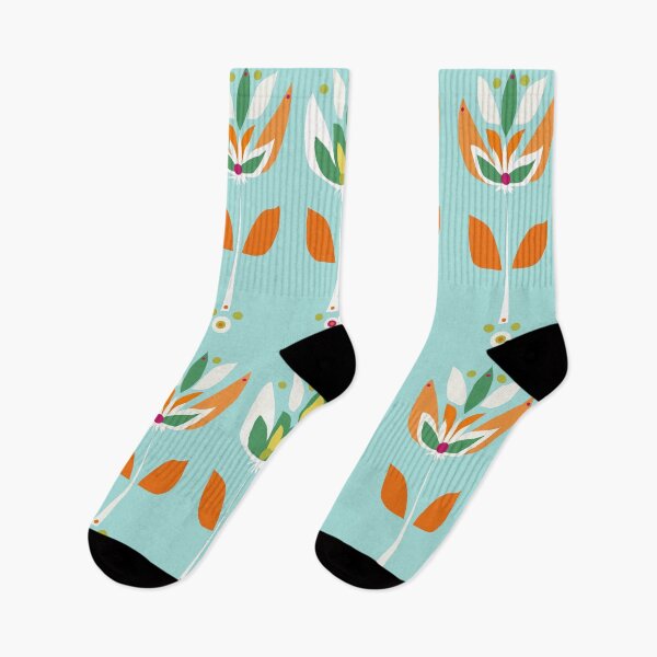 Item preview, tulips, aquamarine designed and sold by ZjalDesign.
