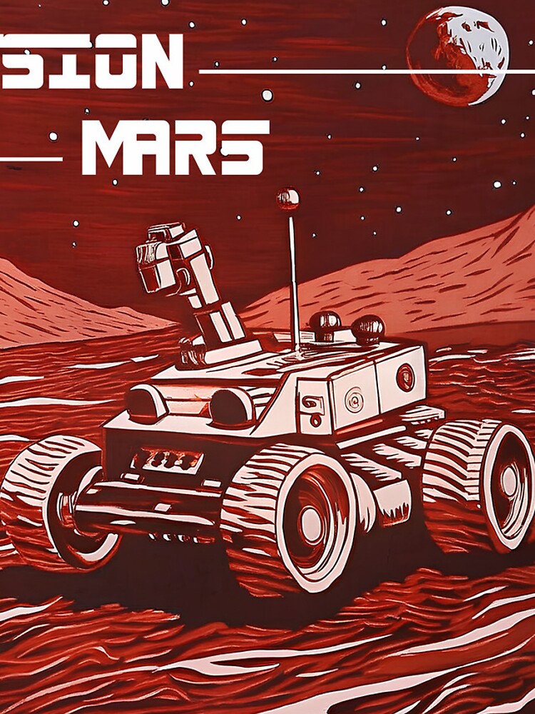 Thumbnail 4 of 4, iPhone Case, Mars Rover Exploration designed and sold by cosmicgoal.