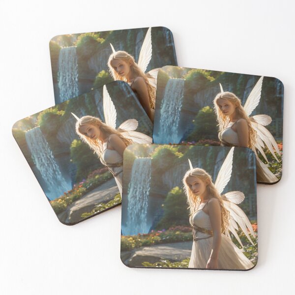 Item preview, Enchanted Angel of the Waterfall Forest designed and sold by BlareBlare.