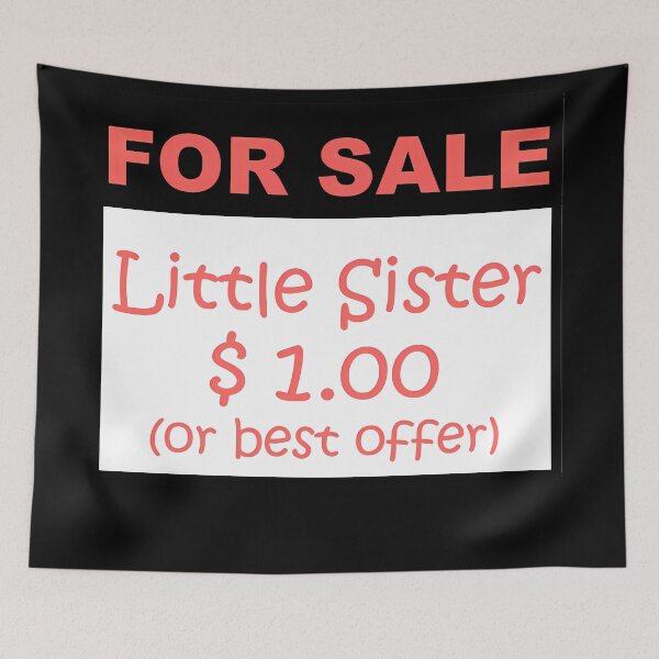 Item preview, Little sister for sale designed and sold by wesdesignshop.