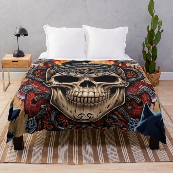 Item preview, viking skull designs designed and sold by 7Frank7.