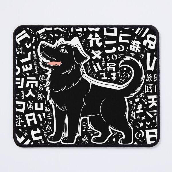 Item preview, Faithful Dog with Abstract Calligraphy designed and sold by DevemDavam.