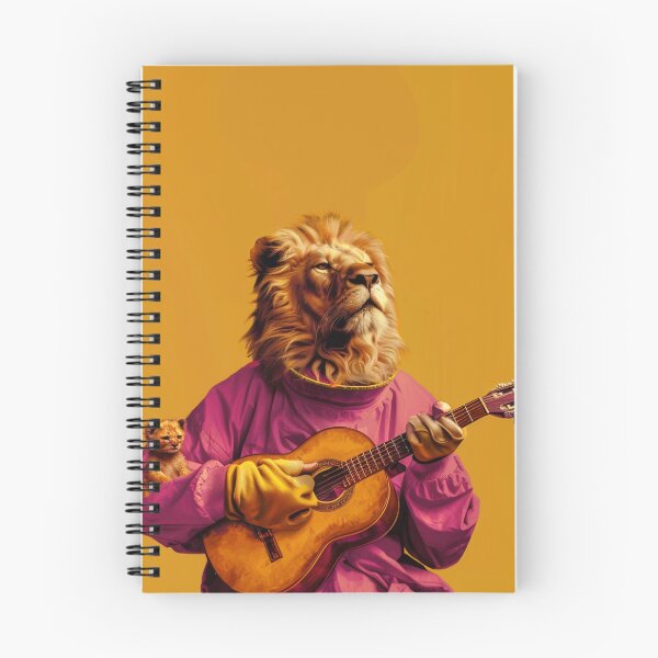 Artikelvorschau, Löwe spielt Gitarre entworfen und verkauft von PixcelStudioB.