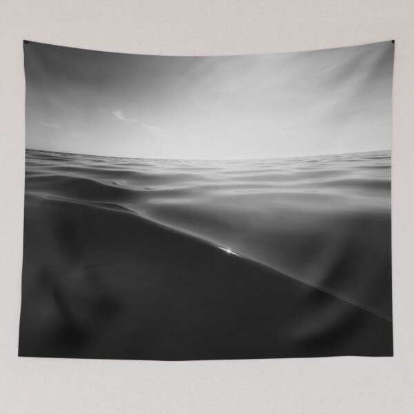 Item preview, Gentle Waves Of An Endless Ocean - Black And White designed and sold by Nicklas81.