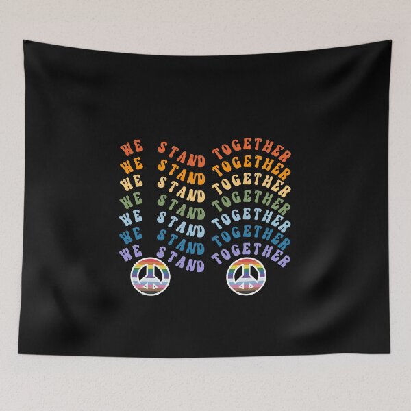 Item preview, Gay we stand together car lgbtq bus rainbow hippie trans gay rights designed and sold by emcazalet.