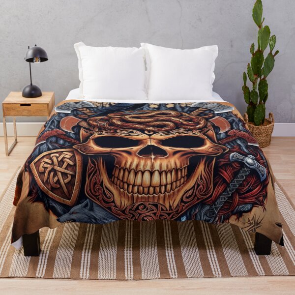 Item preview, viking skull designs designed and sold by 7Frank7.