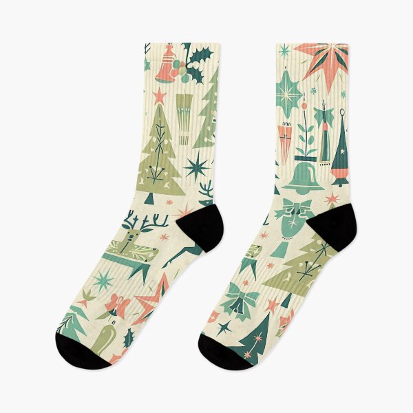 Item preview, Festive Retro Holiday Pattern designed and sold by SportyAndArtful.