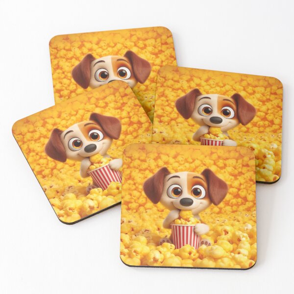 Item preview, Popcorn Aidi Pup Party designed and sold by Sillytoe.