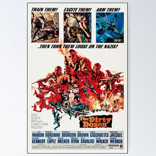 Item preview, The Dirty Dozen (1967) designed and sold by Candie-Shop.