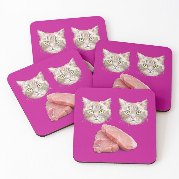 Item preview, Kitty Cat Face Kitty Cat Face Pork Chop Pork Chop designed and sold by OurGirlGertie.