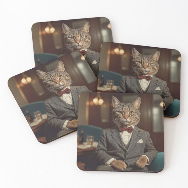 Item preview, A dapper feline designed and sold by ModernTwisted.