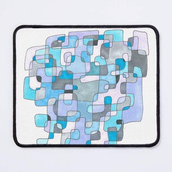 Item preview, Pastel Endless Rectangle Swirls of Serenity (640408) designed and sold by Heiter und Gelassen.