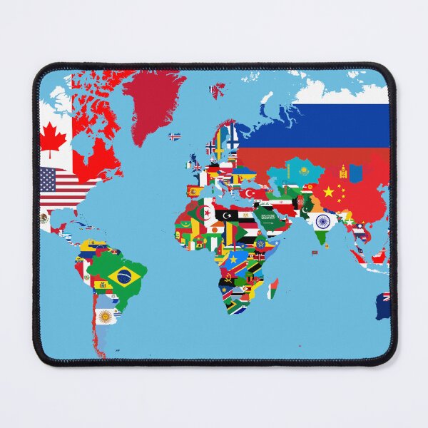 Item preview, World Flag Map designed and sold by Candie-Shop.