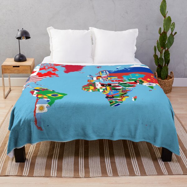 Item preview, World Flag Map designed and sold by Candie-Shop.