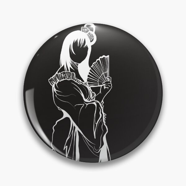 Item preview, JAPAN INSPIRED GEISHA KIMONO WHITE LINEAR DESIGN designed and sold by AESNNARTE.