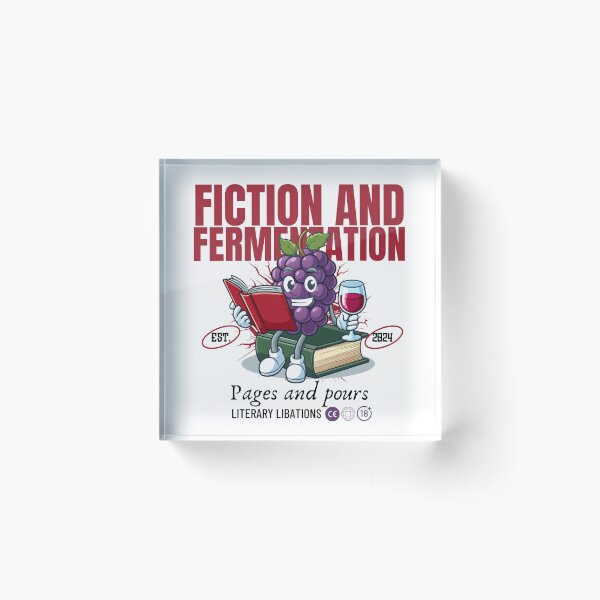Item preview, Books and wine : Fiction and fermentation  designed and sold by Peerless-Prime.