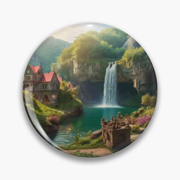 Item preview, Mystical Forest Cave of Sunlit Falls designed and sold by BlareBlare.