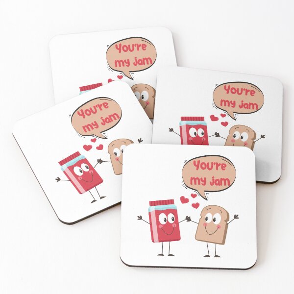 Item preview, You're My Jam - Sweet Love Quote Art Design by Egyape designed and sold by egyape ⭐⭐⭐⭐⭐.