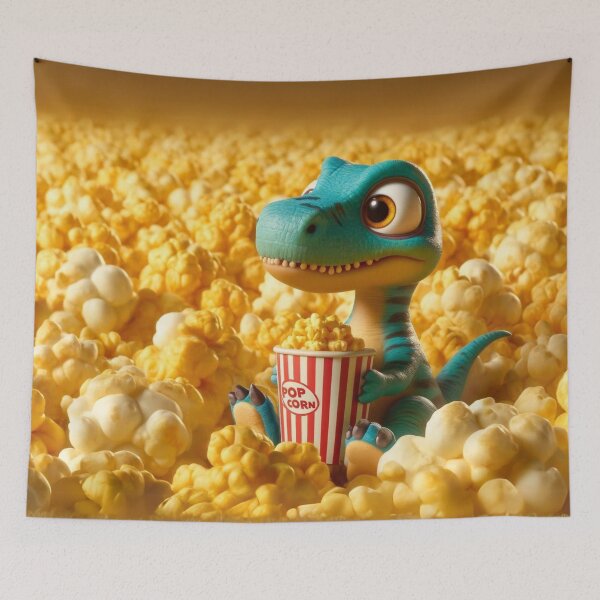 Item preview, Popcorn Allosaurus Dino Time  designed and sold by Sillytoe.