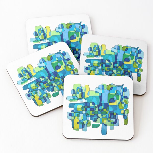 Item preview, Colorful Endless Rectangle Swirls of Serenity (640306) designed and sold by Heiter und Gelassen.