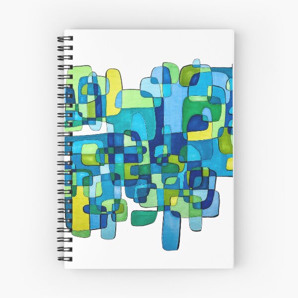 Item preview, Colorful Endless Rectangle Swirls of Serenity (640306) designed and sold by Heiter und Gelassen.