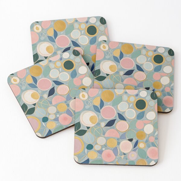 Item preview, Pastel Whimsy: Abstract Flowers and Leaves designed and sold by Lizetteh.