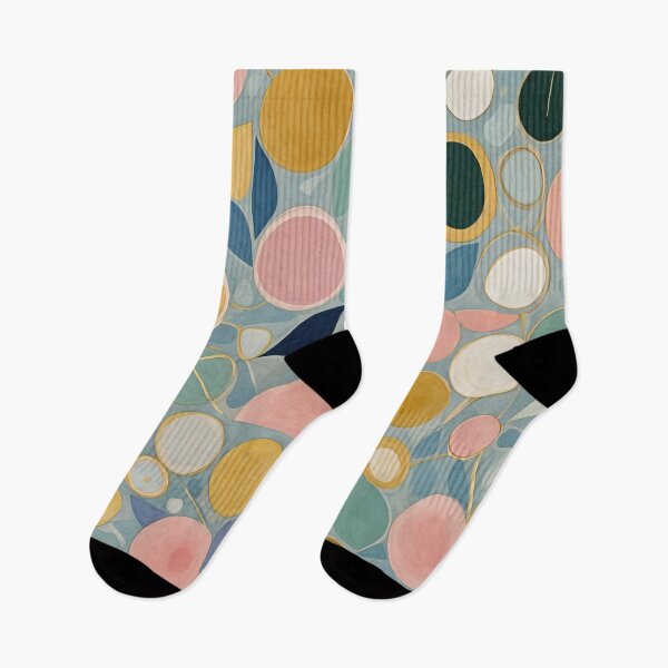 Item preview, Pastel Whimsy: Abstract Flowers and Leaves designed and sold by Lizetteh.