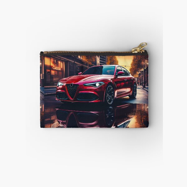 Item preview, Alfa Romeo Giulia Quadrifoglio rojo en el centro de la ciudad designed and sold by RevUpDesign.