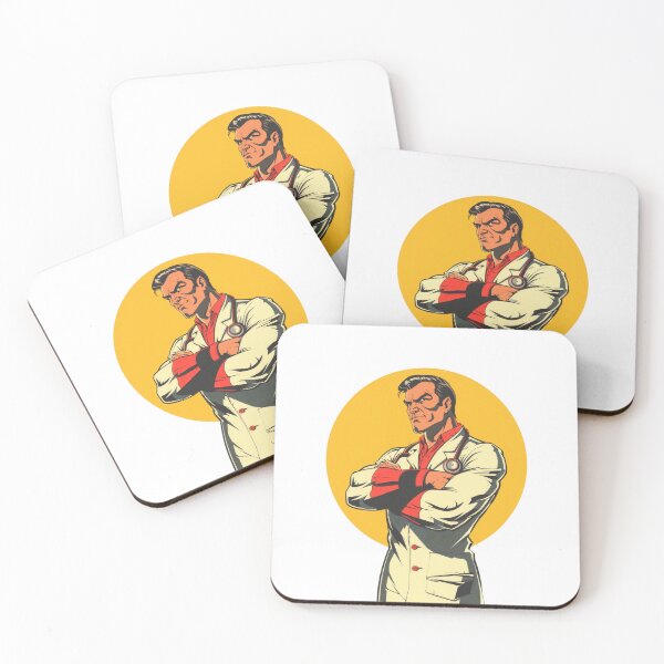 Item preview, Cartoon Medical Hero designed and sold by palmyst.