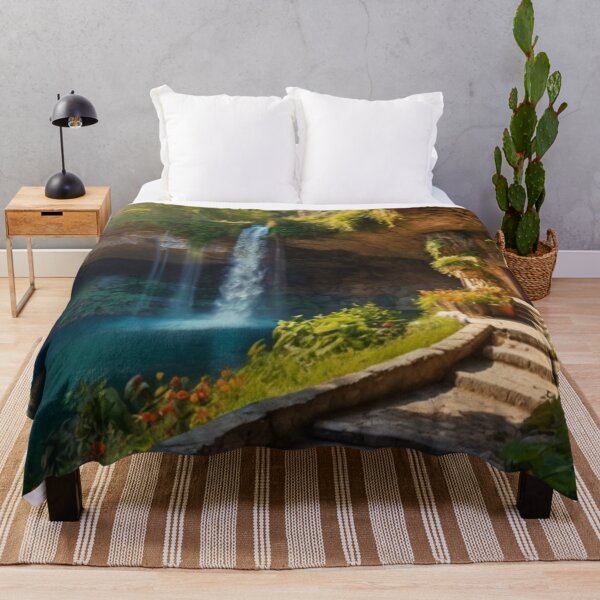 Item preview, Secret Enchanted Cave of Sunlight and Waterfalls designed and sold by BlareBlare.