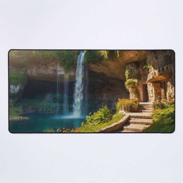 Item preview, Secret Enchanted Cave of Sunlight and Waterfalls designed and sold by BlareBlare.