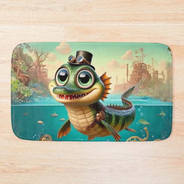 Aperçu de l'œuvre Gars Alligator Steampunk créée et vendue par Sillytoe.