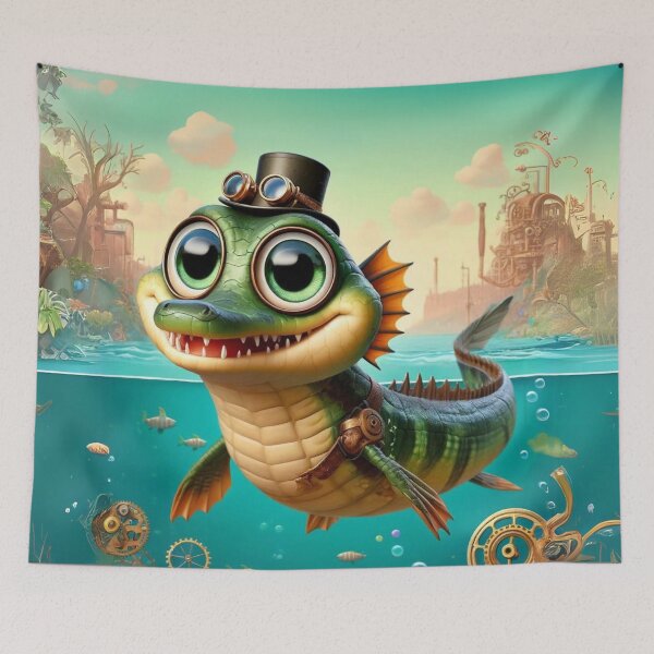 Item preview, Steampunk Alligator Gar designed and sold by Sillytoe.